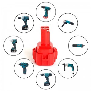 Pin thay thế sạc Ni-Cd 9.6V 2000mAh cho máy khoan Makita DA392DZ, ML903