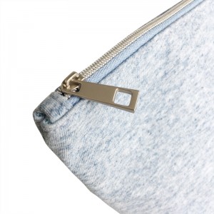 Túi mỹ phẩm tự nhiên và tái chế sợi Zipper