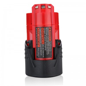 Đối với pin công cụ thay thế lithium Ion Milwaukee 48-11-2411 M12 12V 3000mAh