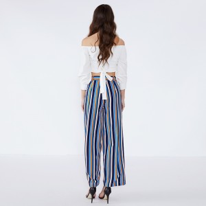 Phụ nữ 2019 Fancy New Design Stripe Girls Fashion Pant