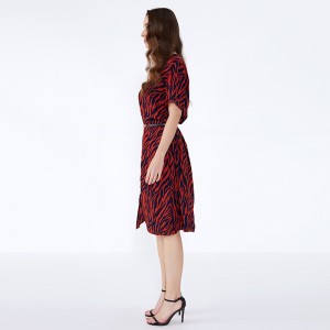 Quần áo nữ sọc đỏ Prairie Chic Quần áo nữ 2019