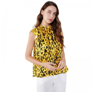 Đá cẩm thạch In Halter Off Shoulder Women Sexy Vest Tops SI5118