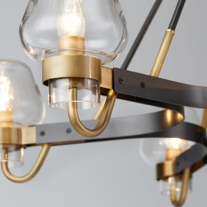 Đơn giản, cửa hàng phòng khách bằng kính Glass Khách sạn Đèn chùm Km2146