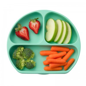 Nhà máy Bán buôn Lò vi sóng An toàn cho bé Baby Silicone Tấm chia