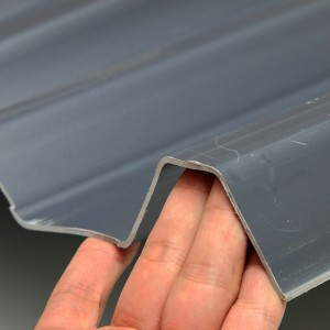 T1000 Mái nhà cao cấp màu đen ASA PVC UPVC Mái lợp chống thấm tốt