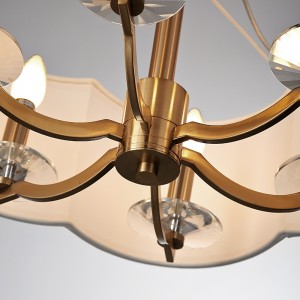 Đèn chùm trang trí phòng ngủ hiện đại tối giản hiện đại Km2119