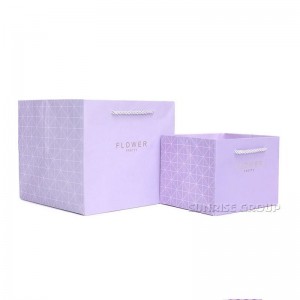 Phụ nữ trẻ em mua sắm bao bì giấy