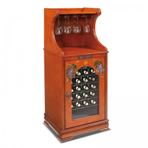 Phong cách cổ xưa rượu gỗ rắn mát hầm rượu độc đáo thời trang 5-22 ℃