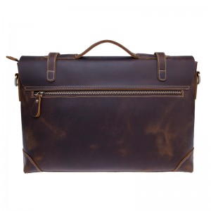 Da ngựa chất lượng cao chính hãng da nam máy tính xách tay túi xách vai