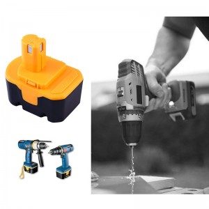 Pin công cụ năng lượng có thể sạc lại Ni-Cd 14.4V 1700mAh cho Ryobi 1400144, 1400655, 1400656