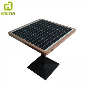 Điện thoại năng lượng mặt trời USB và sạc không dây WiFi Hot Spot Smart Garden Table