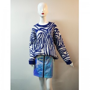 LADIES 'BLUE SWIRL IN JUMPER RLWS0011F
