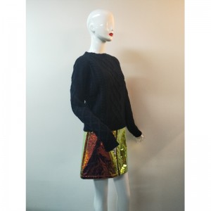 ÁO KHOÁC CÁ NHÂN ĐEN RLWS0069F