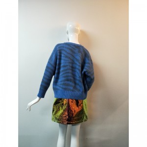 SWEATER BLUE STRIPE RLWS0078F