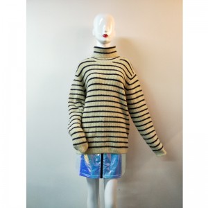 SWEATER GREAM \u0026 NAVY STRIPE RLWS0101F
