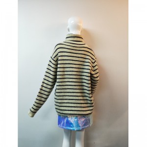 SWEATER GREAM \u0026 NAVY STRIPE RLWS0101F