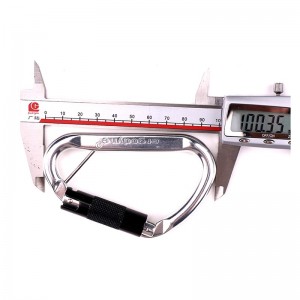 Hàng không leo núi bằng nhôm khóa nhanh chóng leo núi đá ngoài trời carabiner cắm trại tập thể dục võng yoga với phụ kiện móc nhôm hợp kim an toàn