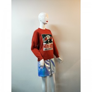 ORANGE IN LADIES SWEATER RLWS0118F