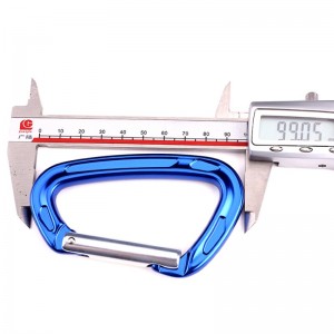 Móc treo ngoài trời leo núi cắm trại khóa chính leo núi khóa đa chức năng hạt carabiner ngoài trời nhanh chóng bắt nhanh rơi thiết bị an toàn khóa thăm dò lỗ loại d vít chính khóa hợp kim nhôm hàng không