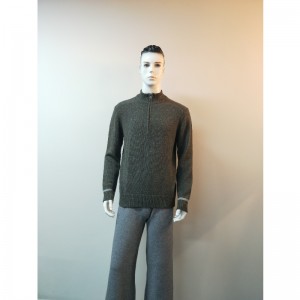 GRAY ZIP JUMPER RLMS0046F