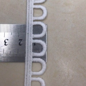 10 # ren lụa sữa ， Polyester / nylon nylon lace ren bông