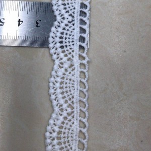 10 # ren lụa sữa ， Polyester / nylon nylon lace ren bông