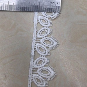 11 # ren lụa sữa ， Polyester / nylon nylon lace ren bông