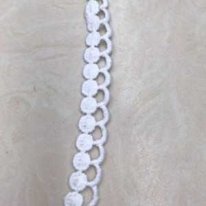 13 # ren lụa sữa ， Polyester / nylon nylon ， ren bông