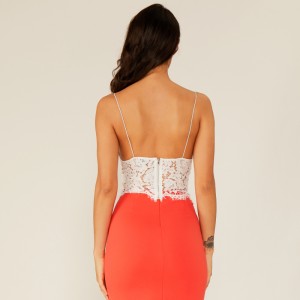 Chất lượng cao Deep V Women Ladies Casual Sexy Ruffle Camisole