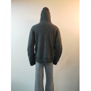 ÁO KHOÁC KNE SWEATER ĐEN RLMS0063F