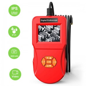 Nội soi USB với màn hình 4.3In Màn hình Borescope Kiểm tra Camera 1080P HD Snake 8 đèn LED Nội soi đa chức năng cho máy
