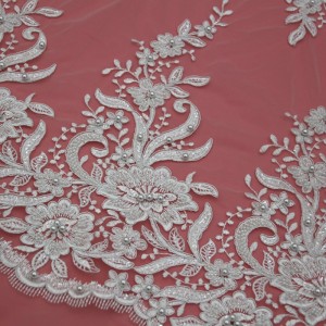 MF510CGB 135 CM Sequin Thêu Váy cô dâu Trang trí đám cưới May ren Đính Trim Craft cho phụ kiện may mặc