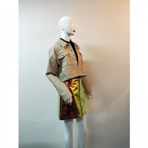 ÁO KHOÁC KHAKI NGẮN KHẮC RAKWPJ0028N