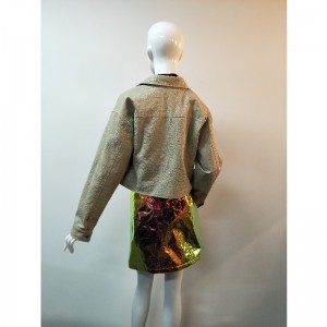 ÁO KHOÁC KHAKI NGẮN KHẮC RAKWPJ0028N