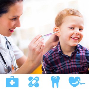 Công cụ tẩy lông ráy tai 3 trong 1 Công cụ chống nước 720P với 6 đèn LED có thể điều chỉnh Tương thích với Android và iOS