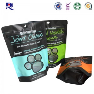 Đã in và ghép sẵn túi đựng thức ăn cho mèo thả lông chó