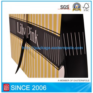 Túi giấy Lily Pink sang trọng có ruy băng