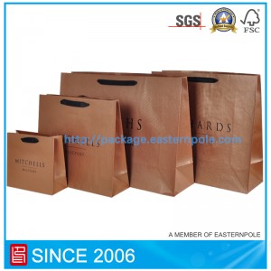 Túi giày màu nâu với thiết kế tùy chỉnh