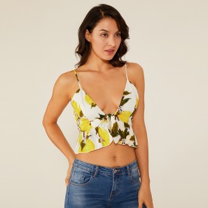 Nhà máy Oem Summer Floral Mini Short Hot Girl Sexy Women Camisole