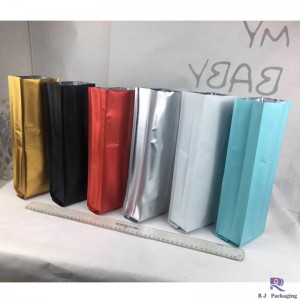 Túi trà và cà phê lá tùy chỉnh với miếng lót bên hông 8oz 12oz 16oz 32oz