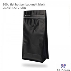 Xanh nước biển và túi dưới bằng mực thô với van pha cà phê