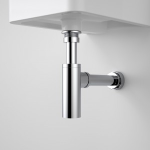 Phòng tắm dưới bồn rửa cống thoát nước bẫy chai đồng