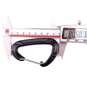 Khóa móc ngoài trời leo núi cắm trại khóa đá chính carabiner khóa ngoài trời nhanh chóng rơi thiết bị khóa an toàn khóa thăm dò D thép không gỉ khóa lò xo khóa chính khóa hàng không hợp kim nhôm