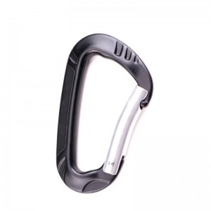 Móc treo ngoài trời leo núi cắm trại khóa chính carabiner ngoài trời nhanh chóng bắt nhanh rơi thiết bị khóa an toàn lỗ thăm dò D hình con chó khóa thú cưng khóa nhôm hợp kim trống carabiner