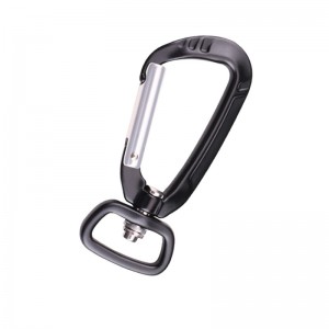 Móc treo ngoài trời leo núi cắm trại khóa chính carabiner ngoài trời nhanh chóng bắt nhanh rơi thiết bị khóa an toàn lỗ thăm dò D hình con chó khóa thú cưng khóa nhôm hợp kim trống carabiner