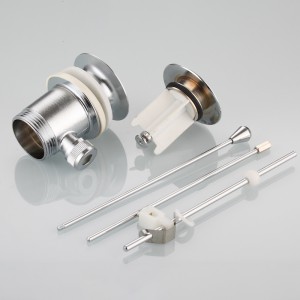 Chrome cống thoát nước lưu vực bật lên với thanh thoát nước kéo