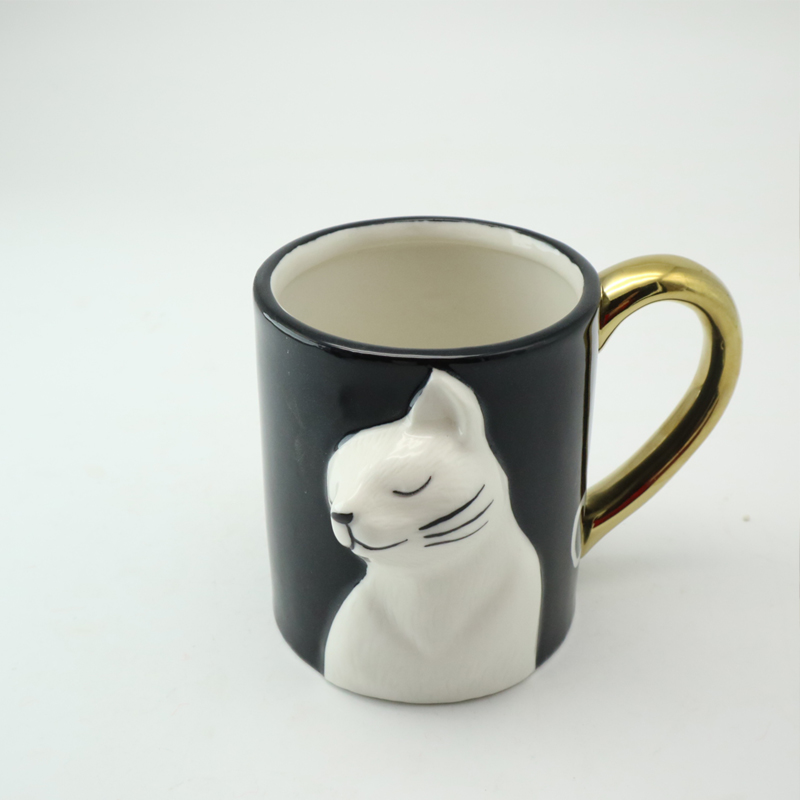 Cốc gốm 3D tùy chỉnh Mug Whale Coffee Mug để uống Cup quà tặng ngày lễ