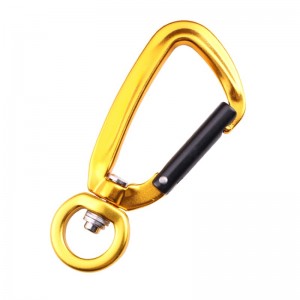 Móc treo ngoài trời cắm trại khóa chính leo núi khóa carabiner đa chức năng carabiner ngoài trời nhanh chóng bắt nhanh thiết bị khóa an toàn với móc động vật chó hàng không hợp kim nhôm