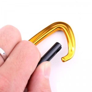 Móc treo ngoài trời cắm trại khóa chính leo núi khóa carabiner đa chức năng carabiner ngoài trời nhanh chóng bắt nhanh thiết bị khóa an toàn với móc động vật chó hàng không hợp kim nhôm
