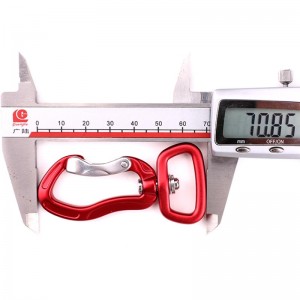 Móc treo ngoài trời cắm trại khóa chính Thép không gỉ lò xo que carabiner đa chức năng carabiner ngoài trời nhanh chóng bắt nhanh thiết bị khóa an toàn với móc động vật clip chó clip hợp kim nhôm hàng khôn...